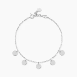 Bracelet Ragavi Argent Blanc