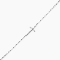 Bracelet Rayan Argent Blanc Oxyde De Zirconium
