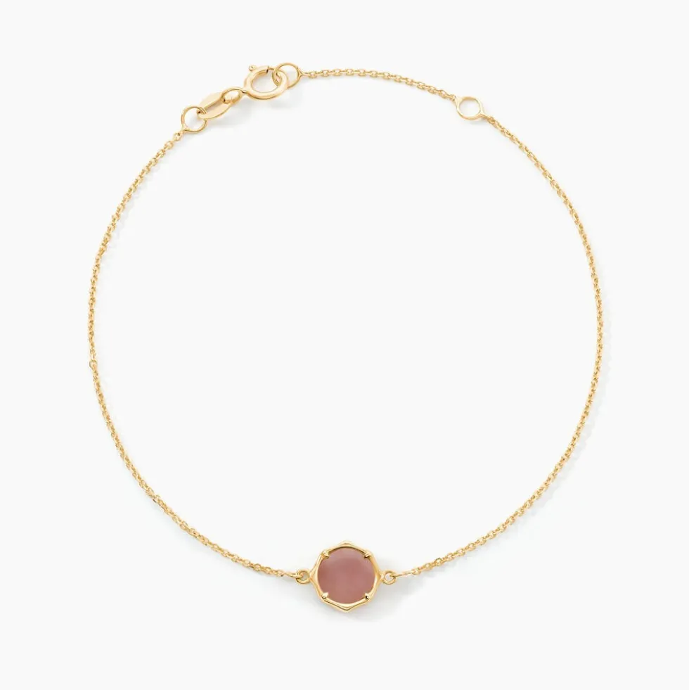 Bracelet Reflets Pop Or Jaune Calcédoine
