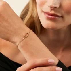Bracelet Ria Acier Jaune