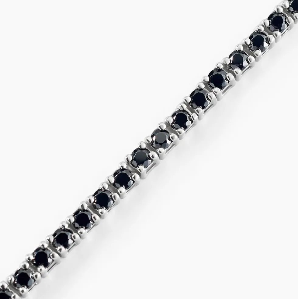 Bracelet Rio Tennis Argent Blanc Oxyde De Zirconium
