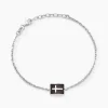Bracelet Romaji Argent Blanc