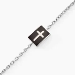 Bracelet Romaji Argent Blanc