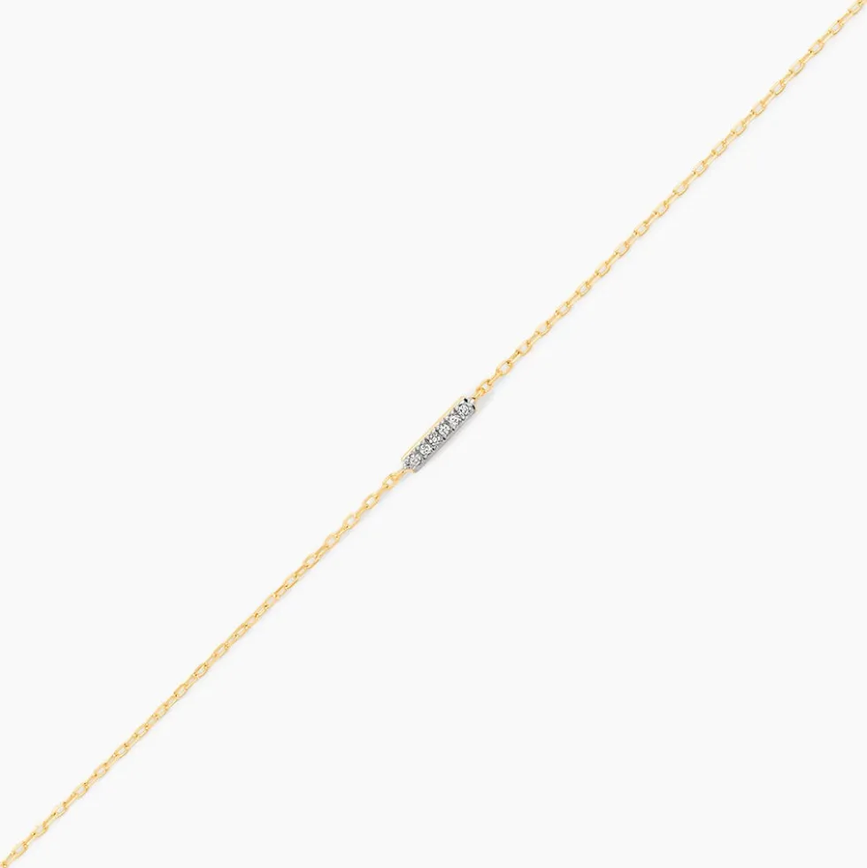 Bracelet Rosalin Or Jaune Diamant