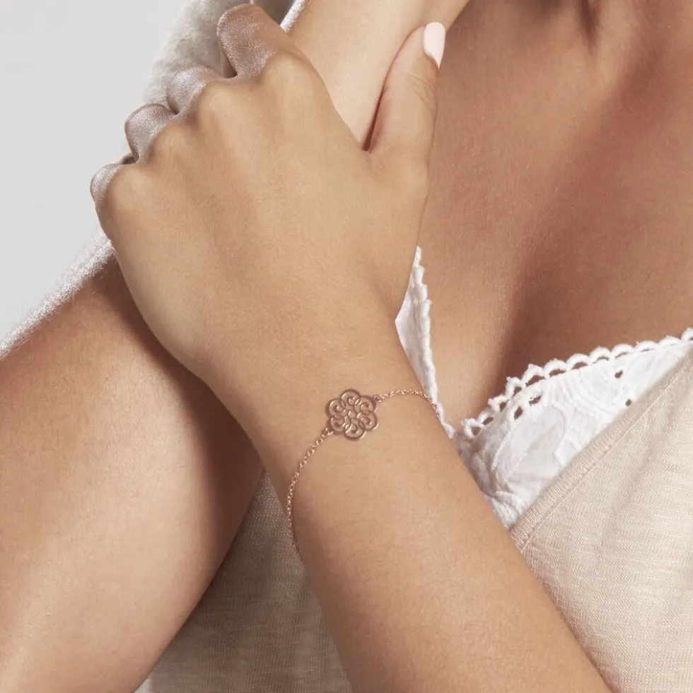 Bracelet Rubino Argent Rose