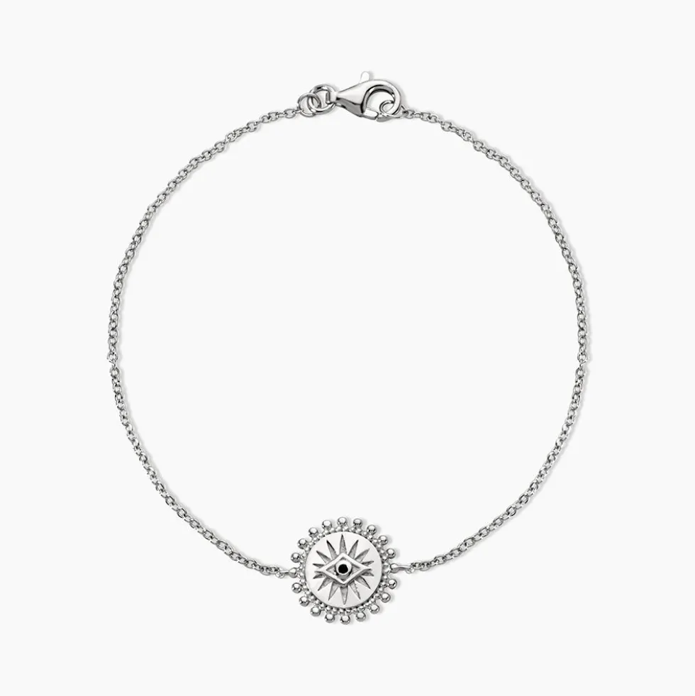 Bracelet Salvia Argent Blanc Opale