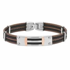 Bracelet Sawssan Or Acier Bicolore