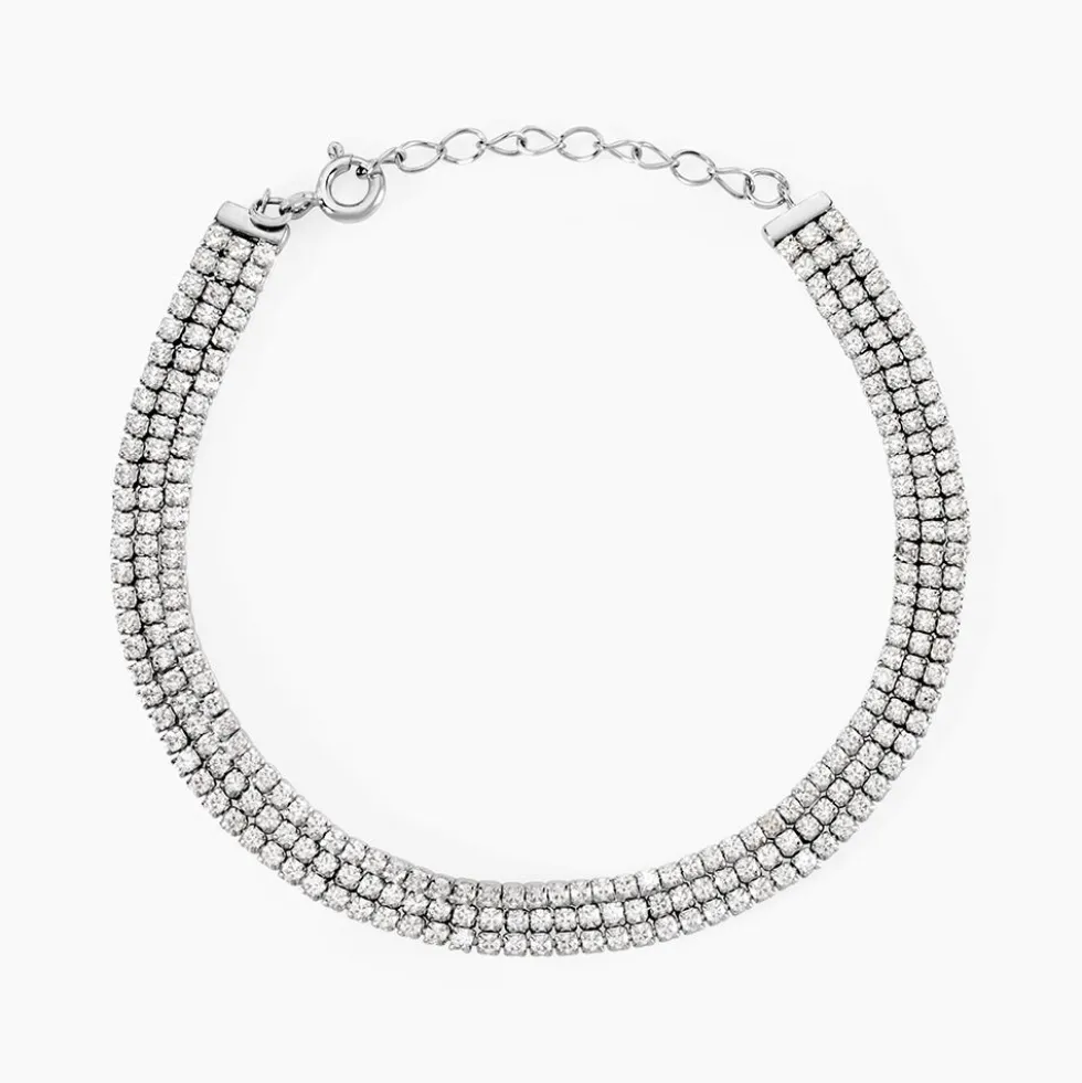 Bracelet Serenna Argent Blanc Oxyde De Zirconium
