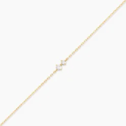Bracelet Serenya Or Jaune Diamant Synthétique