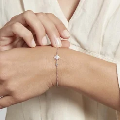 Bracelet Shanis Argent Blanc Oxyde De Zirconium