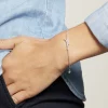 Bracelet Shirley Argent Blanc Oxyde De Zirconium