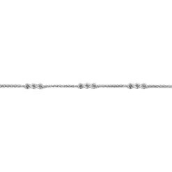 Bracelet Sidney Argent Blanc Oxyde De Zirconium Et Olivine