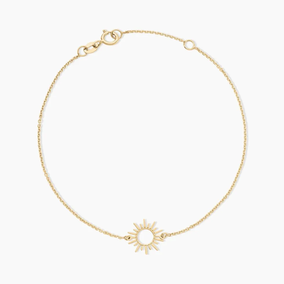 Bracelet Soleil Eternel Or Jaune
