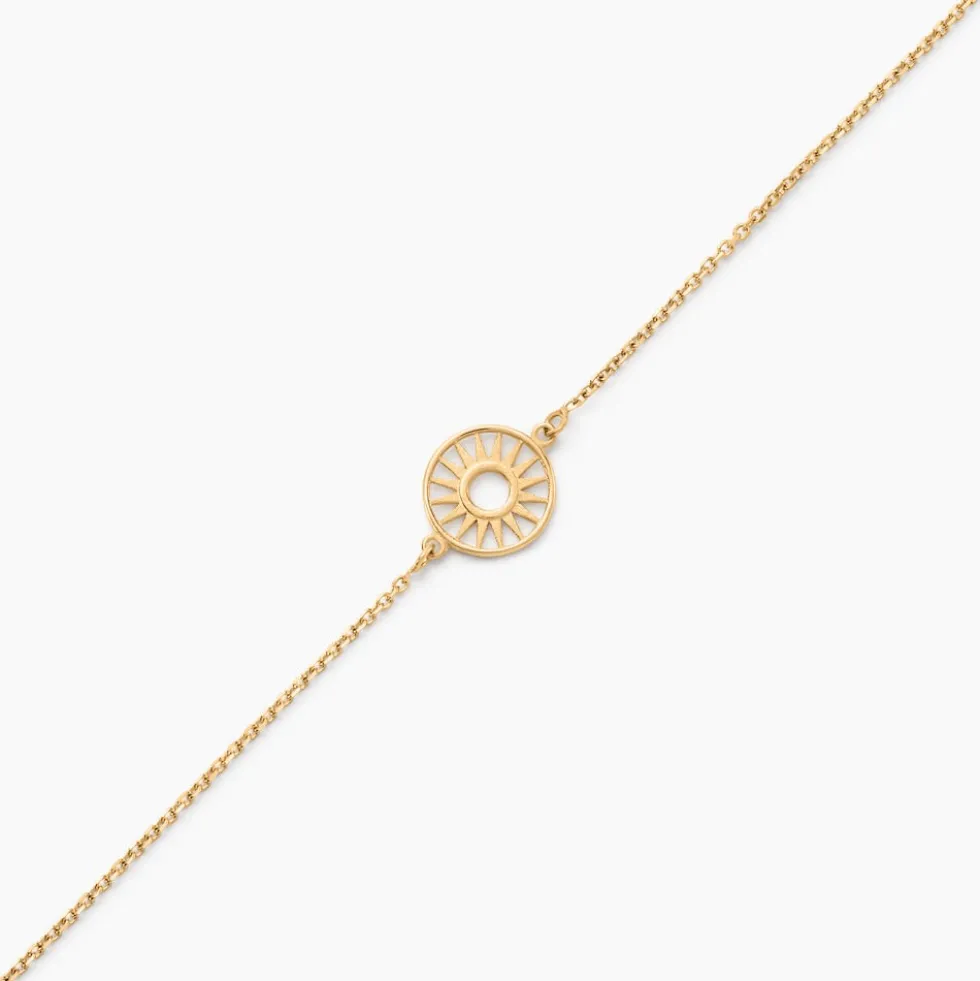 Bracelet Soleil Eternel Or Jaune