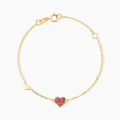 Bracelet Soraya Coeur Or Jaune