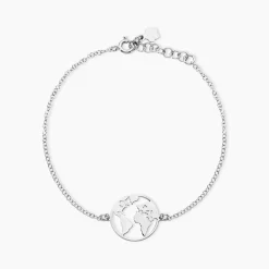 Bracelet Soukaina Argent Blanc