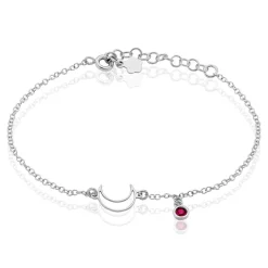 Bracelet Spirit Argent Blanc Oxyde De Zirconium