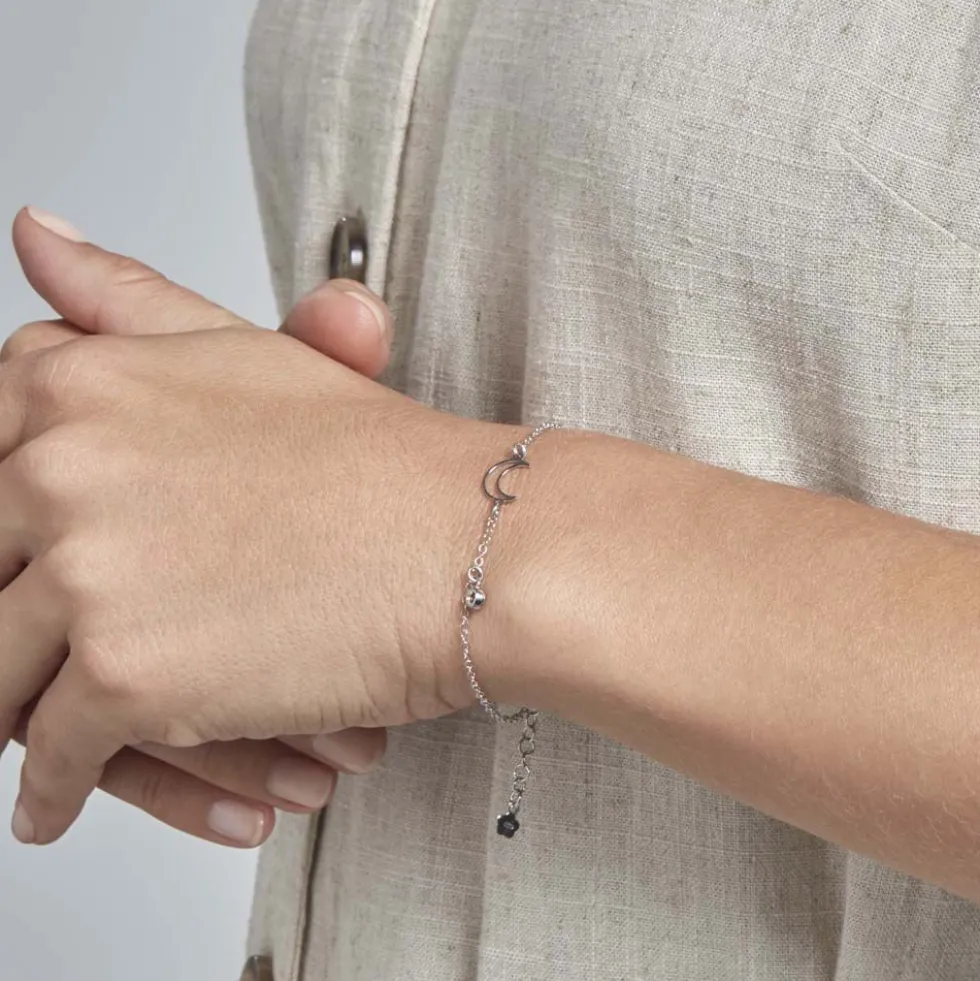 Bracelet Spirit Argent Blanc Oxyde De Zirconium
