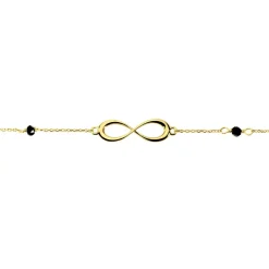Bracelet Spya Infini Or Jaune Spinelle