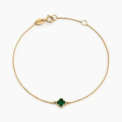 Bracelet Stellya Or Jaune Malachite