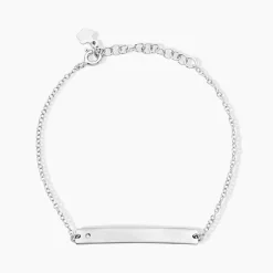 Bracelet Suzeanne Argent Blanc Oxyde De Zirconium