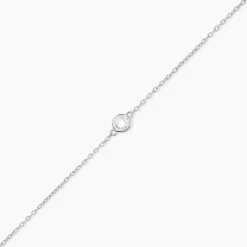 Bracelet Sylvette Argent Blanc Oxyde De Zirconium