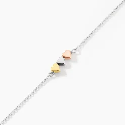 Bracelet Tania Argent Tricolore