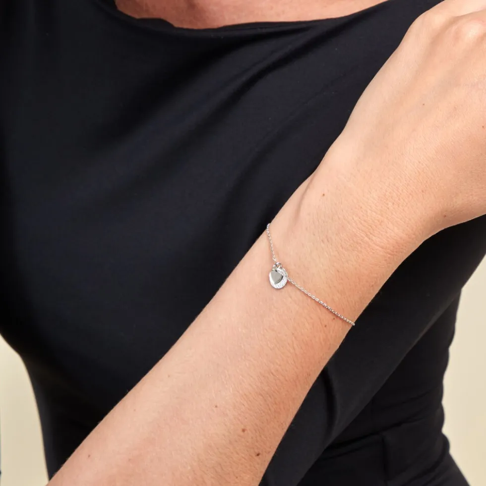 Bracelet Tayra Argent Blanc