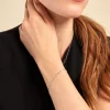 Bracelet Tessie Argent Blanc