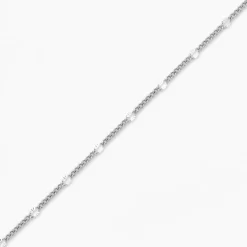 Bracelet Tessie Argent Blanc