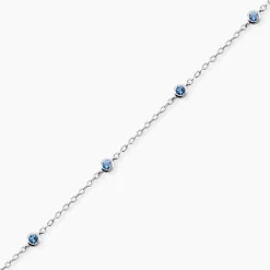 Bracelet Thesee Argent Blanc Oxyde De Zirconium