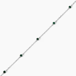 Bracelet Thesee Argent Blanc Spinelle