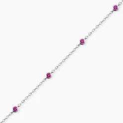 Bracelet Thesee Argent Blanc Oxyde De Zirconium