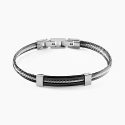 Bracelet Tobby Acier Blanc Cristal