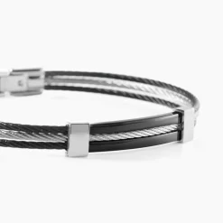 Bracelet Tobby Acier Blanc Cristal