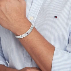 Bracelet Tommy Hilfiger Acier Blanc