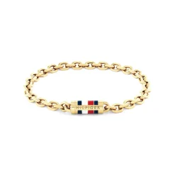 Bracelet Tommy Hilfiger Bruce Chain Acier Jaune