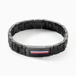 Bracelet Tommy Hilfiger Mason Acier Noir