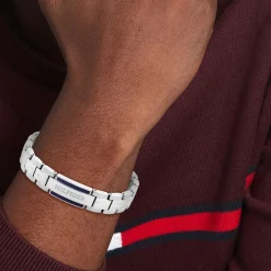 Bracelet Tommy Hilfiger Parker Acier Blanc