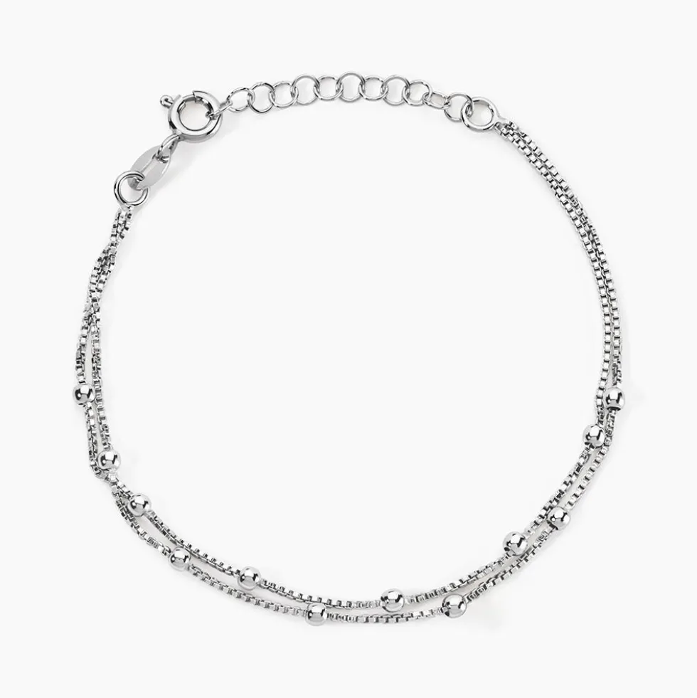 Bracelet Tounes Argent Blanc