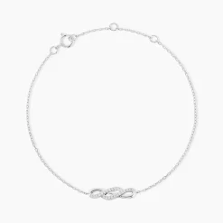 Bracelet Ursulla Or Blanc Diamant