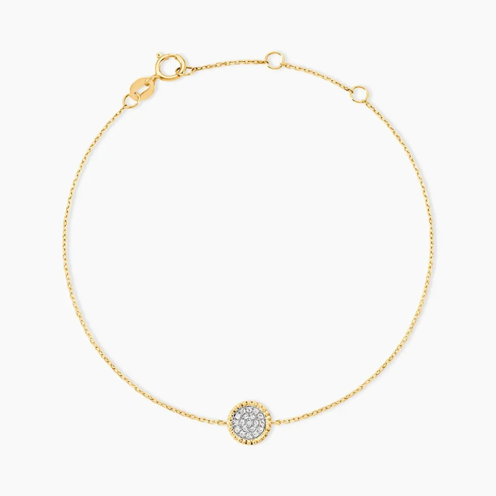 Bracelet Vaina Or Jaune Diamant