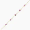 Bracelet Veasna Or Jaune Améthyste