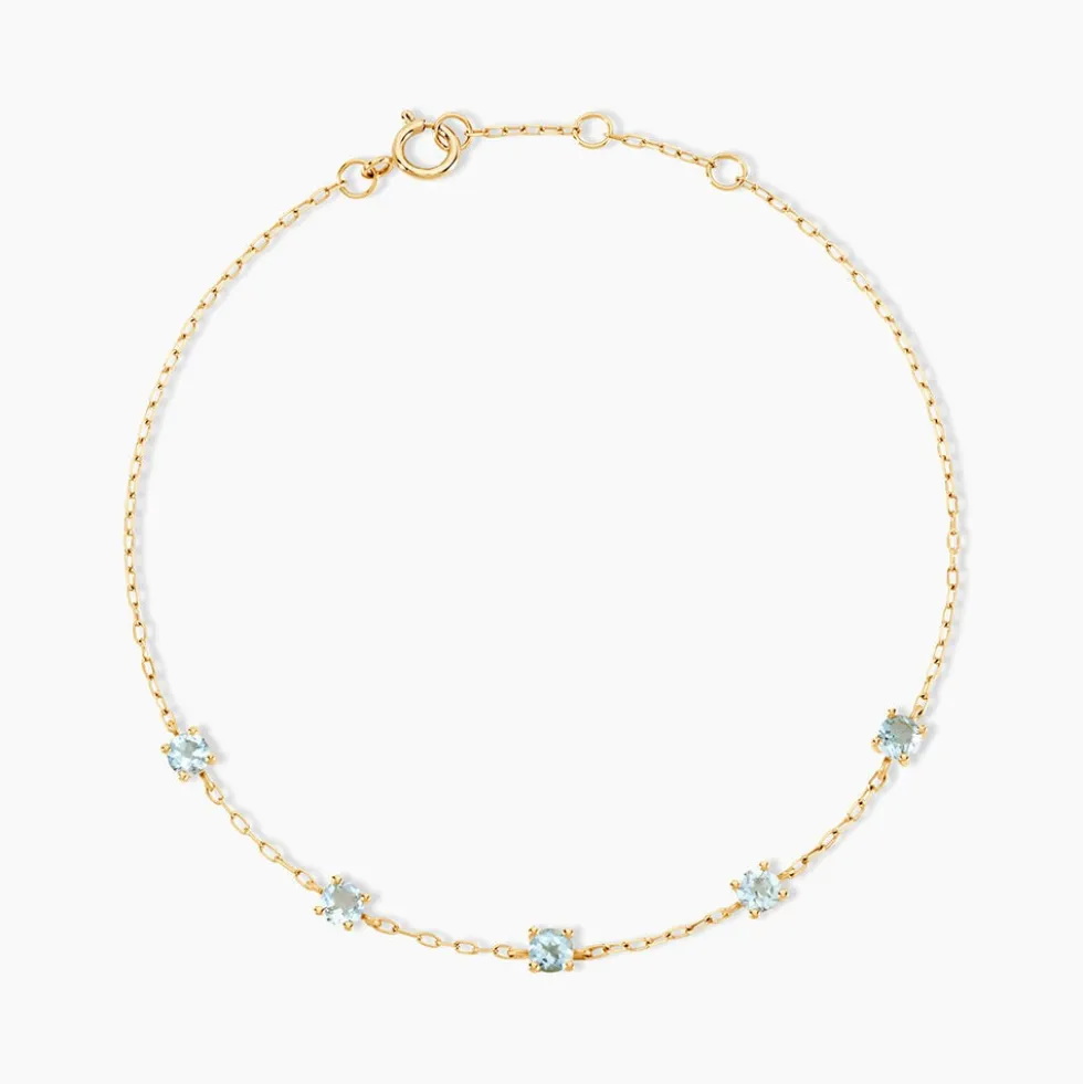Bracelet Veasna Or Jaune Topaze