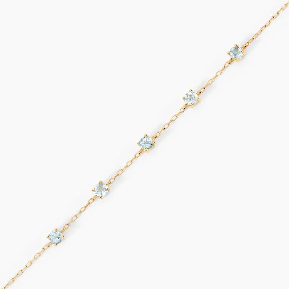 Bracelet Veasna Or Jaune Topaze