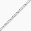Bracelet Vivian Maille Alternee 1/3 Argent Blanc