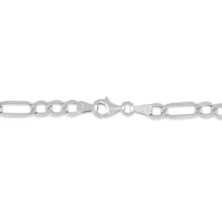 Bracelet Vivian Maille Alternee 1/3 Argent Blanc