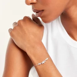 Bracelet Wanda Argent Blanc Oxyde De Zirconium