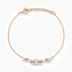 Bracelet Wanda Argent Rose Oxyde De Zirconium