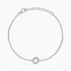 Bracelet Winona Argent Blanc